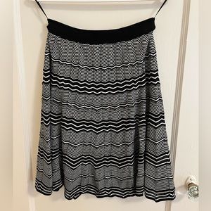 M Missoni black and white skirt